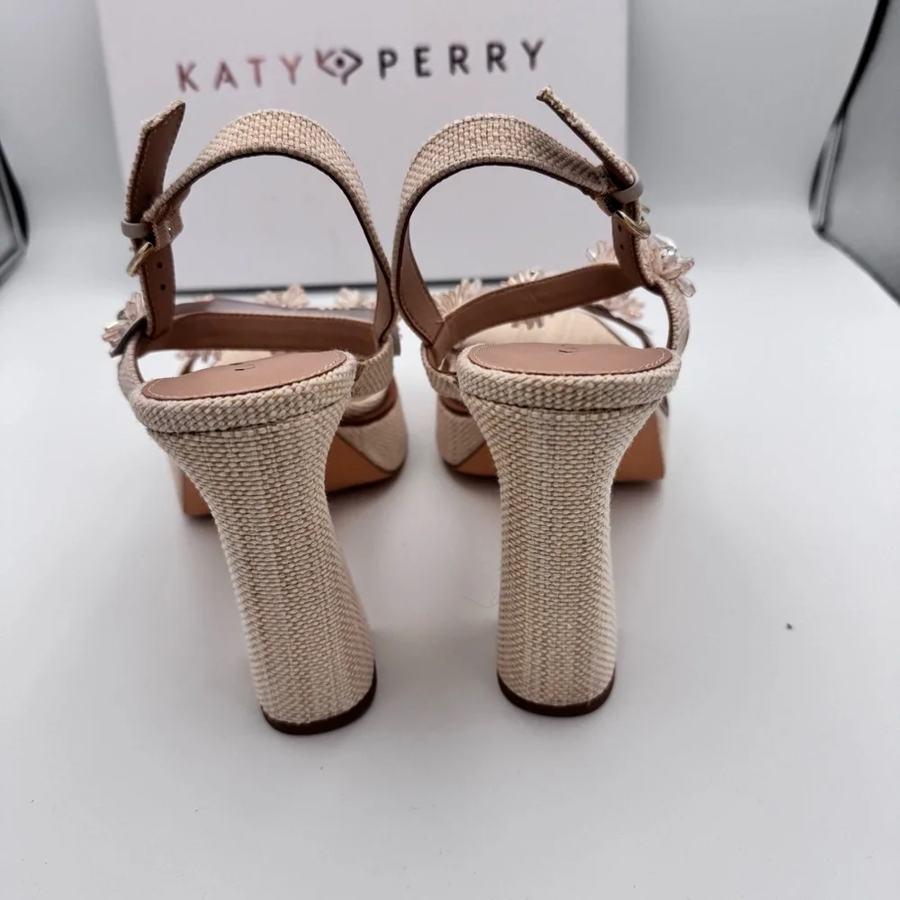 NEW in box. Size 9 The Steady Flower Sandal by Katy Perry